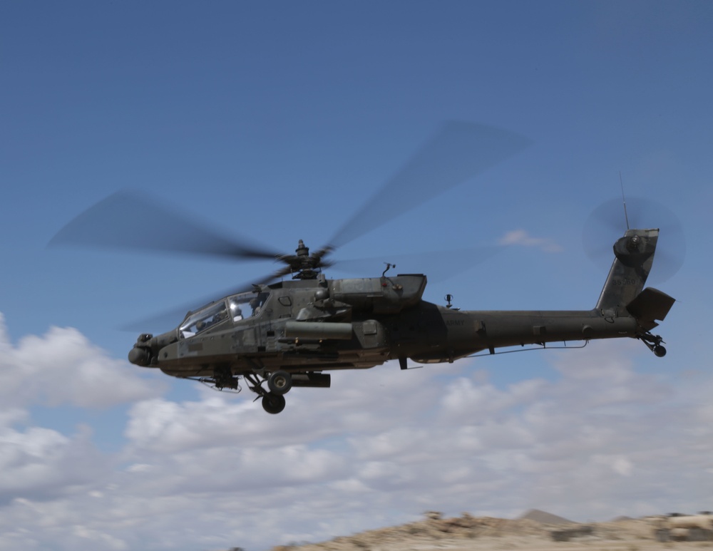 3-501 AHB AH-64D Fly By