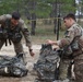 Soldiersprepare for the next obstacle during the 2016 Best Ranger Competition