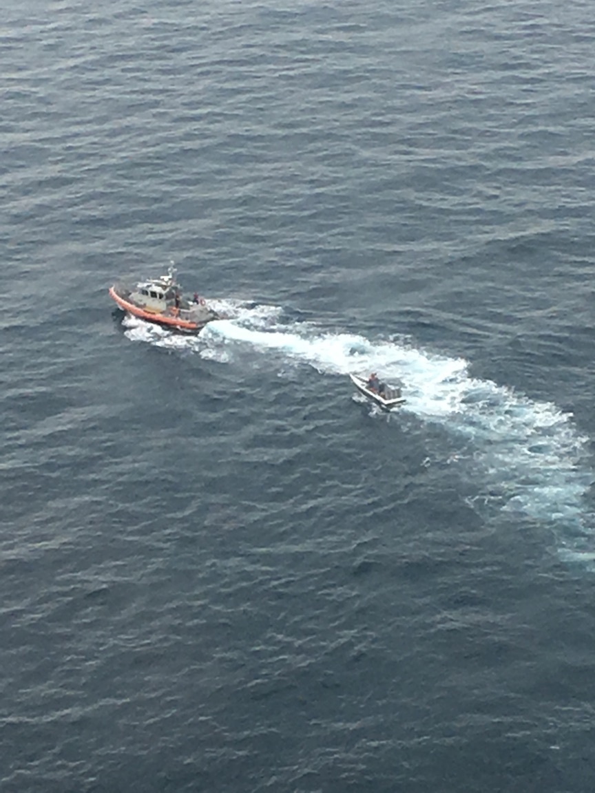 Coast Guard rescues 3 people after boat takes on water 25 miles southwest of Venice Inlet, Fla.