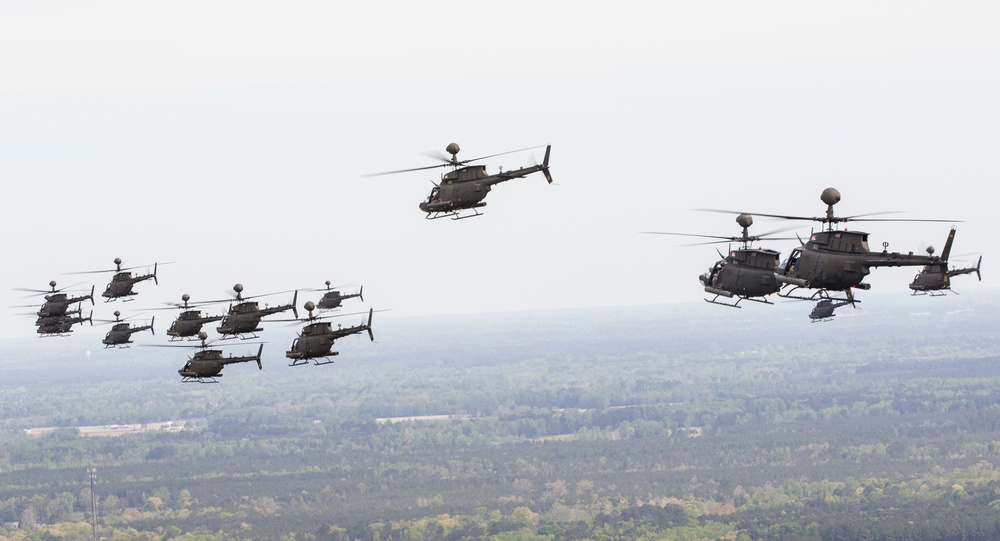 OH-58D Final Farewell Flight