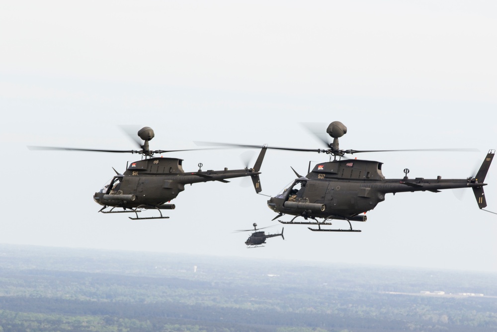 OH-58D Final Farewell Flight