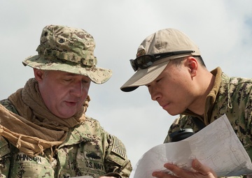 U.S military Combat Cameramen train in field exercise