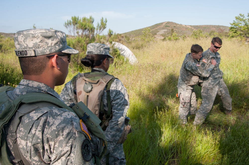 ROTC Program cadets conduct civilian-on-battlefied