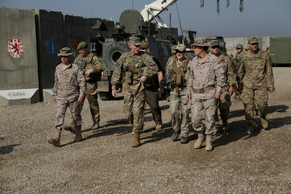 CJFLCC commander visits Besmaya Range Complex