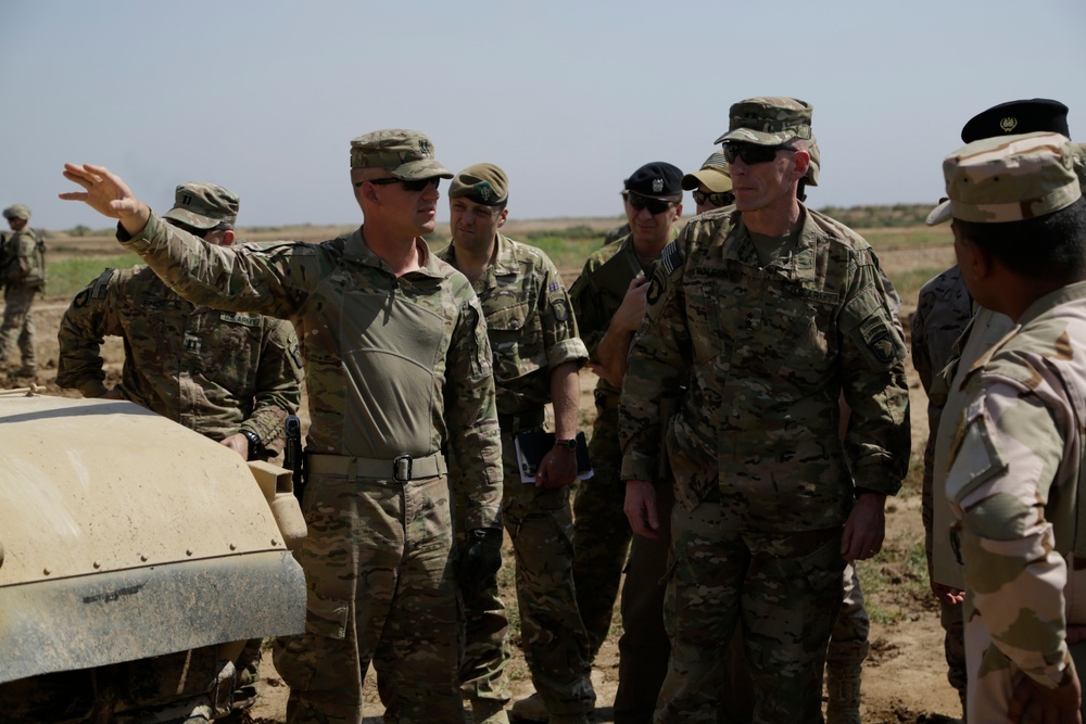 CJFLCC commander visits Besmaya Range Complex