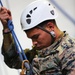 SPMAGTF-CR-AF Marines learn basic rock climbing techniques from French Commandos