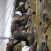 SPMAGTF-CR-AF Marines learn basic rock climbing techniques from French Commandos