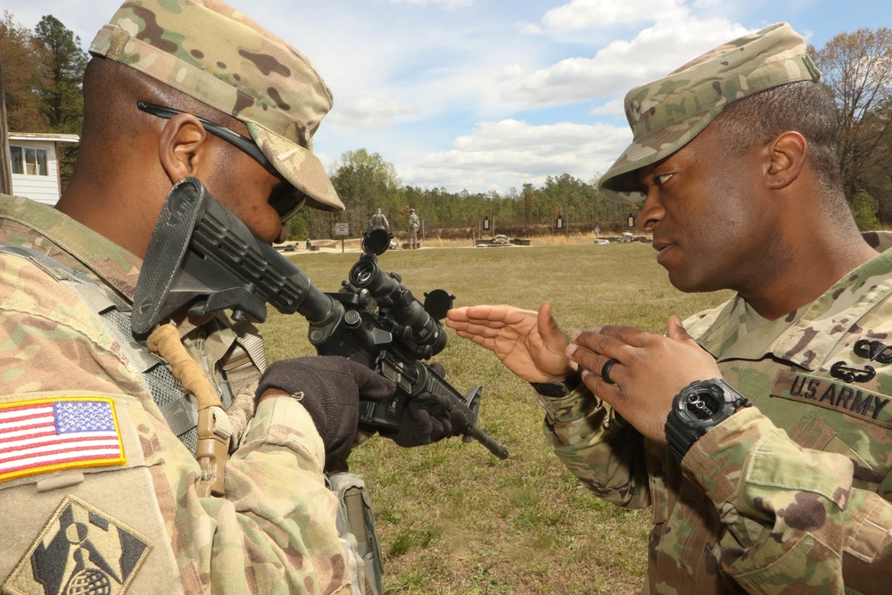 D.C. National Guard Soldiers get ready for National Marksmanship Competition