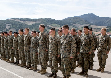 SPMAGTF-CR-AF Marines receive French Commando pins