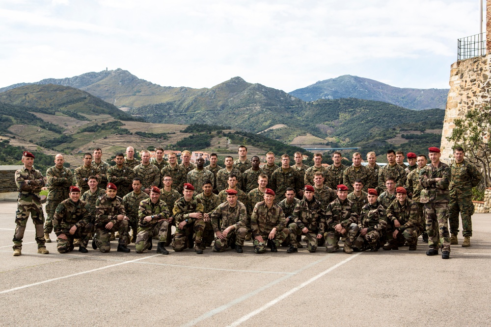 SPMAGTF-CR-AF Marines receive French Commando pins