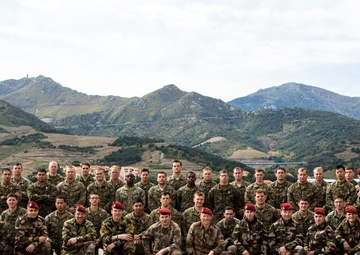 SPMAGTF-CR-AF Marines receive French Commando pins