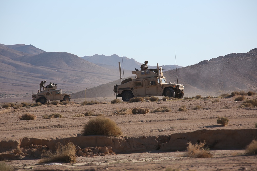 CAAT Plt, BLT 2/6 Humvee range