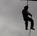 Ranger Rappels off Tower during BRC 2016