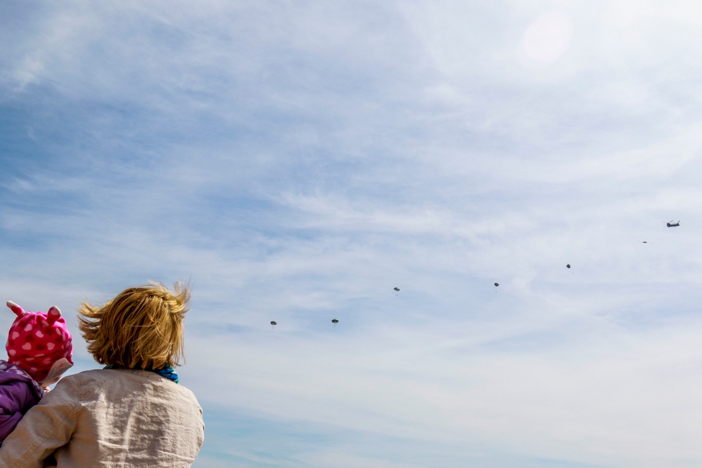 Watching the Paratroopers