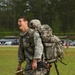 Army Ranger laughs as he walks to next event