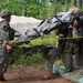 Army Rangers carry a litter during competition