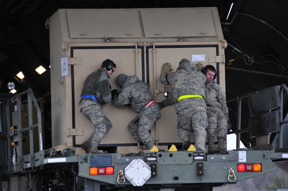 104th Fighter Wing Deploys to Europe with the help of the 9th Airlift Squadron and 103rd Airlift Wing