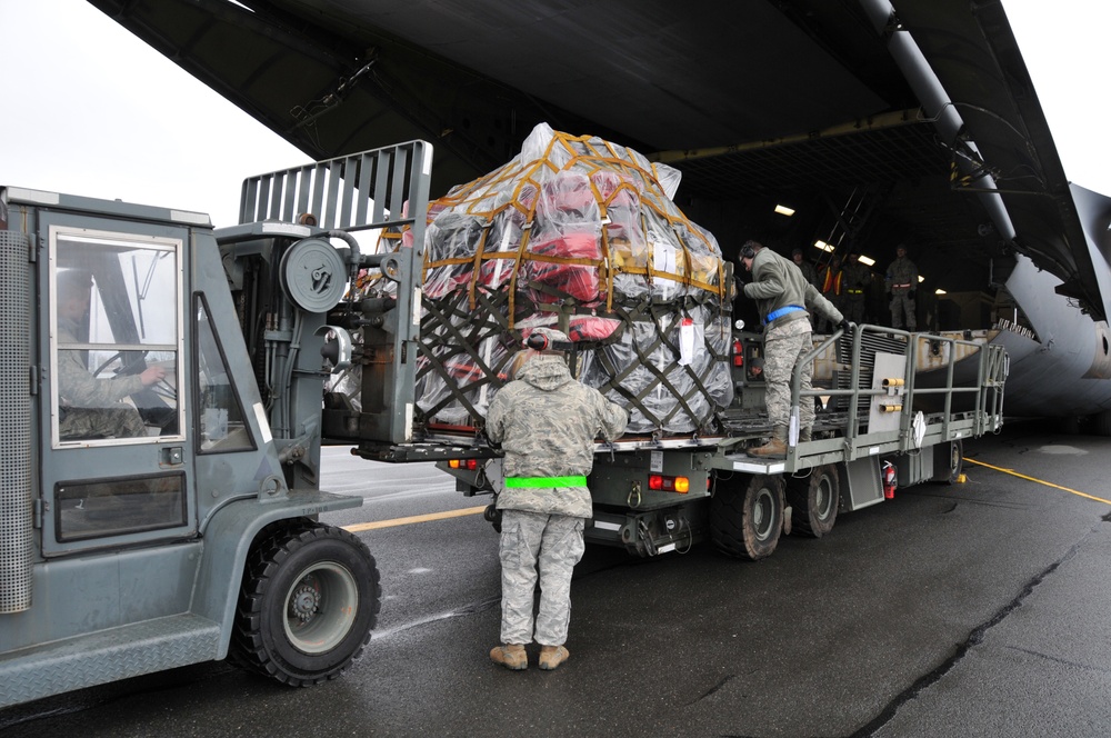 104th Fighter Wing Deploys to Europe with the help of the 9th Airlift Squadron and 103rd Airlift Wing