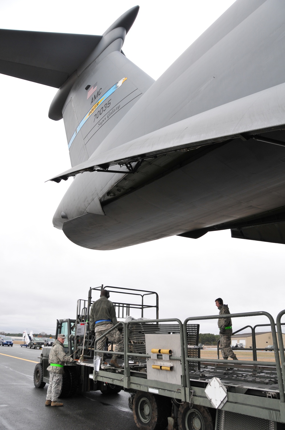 104th Fighter Wing Deploys to Europe with the help of the 9th Airlift Squadron and 103rd Airlift Wing