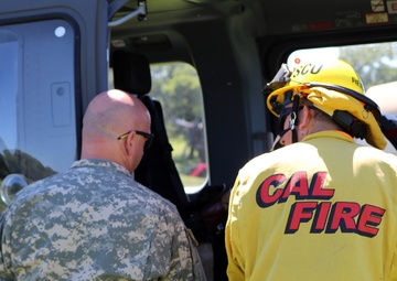 The Cal Guard and CAL FIRE train up for fire season