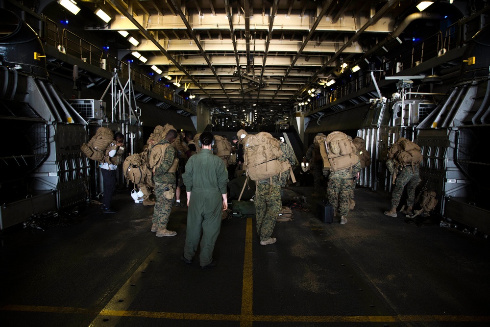 CLB-22 Marines conduct NEO Training