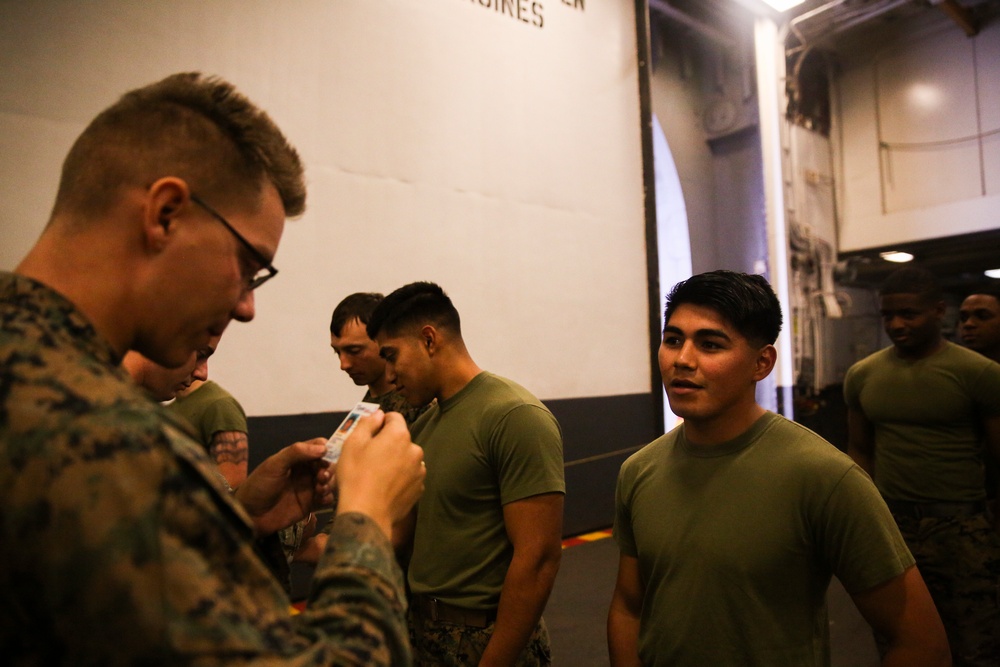 CLB-22 Marines conduct NEO training