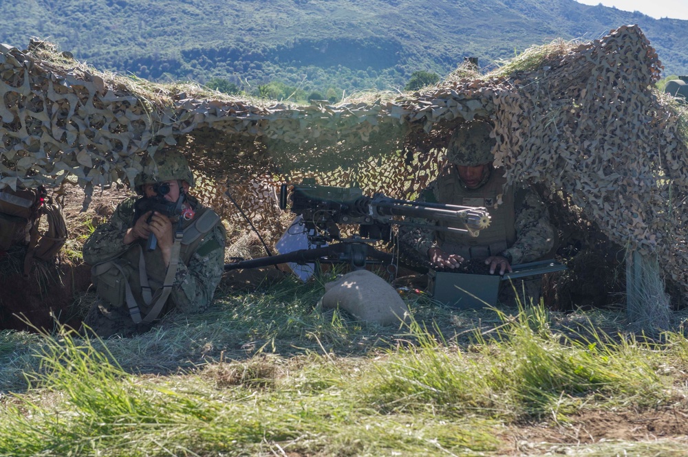 NMCB 5's' Camp Patricia conducts CBR drill during FTX