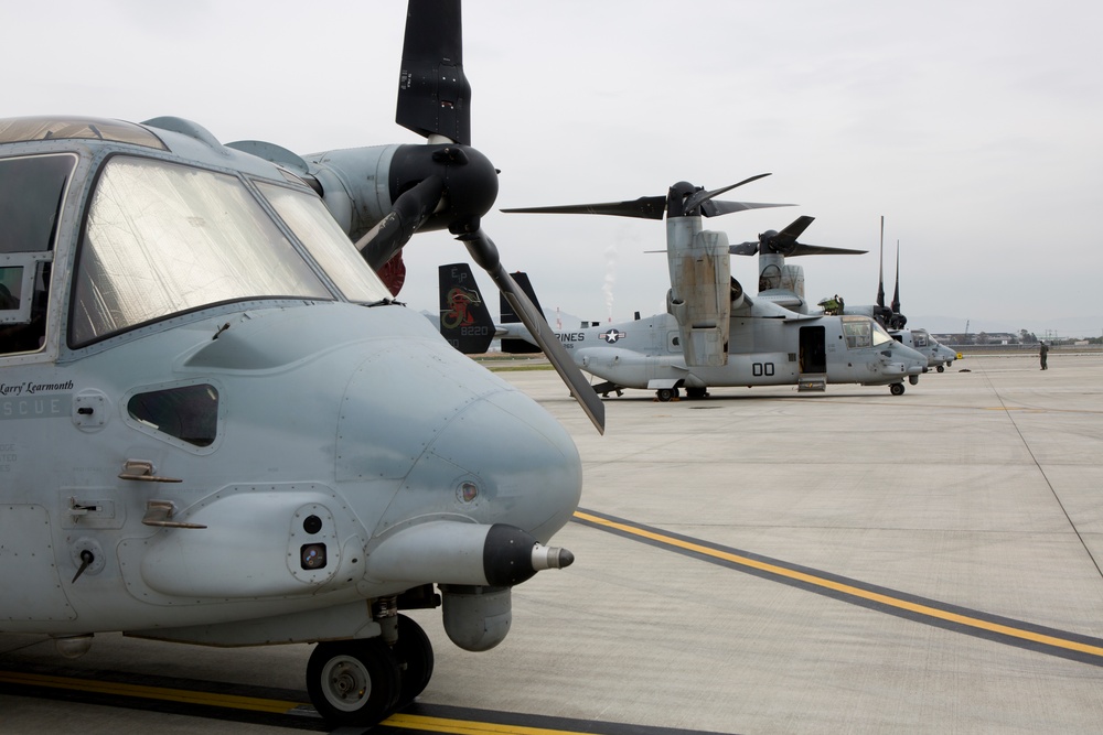 VMM-265 arrives at MCAS Iwakuni