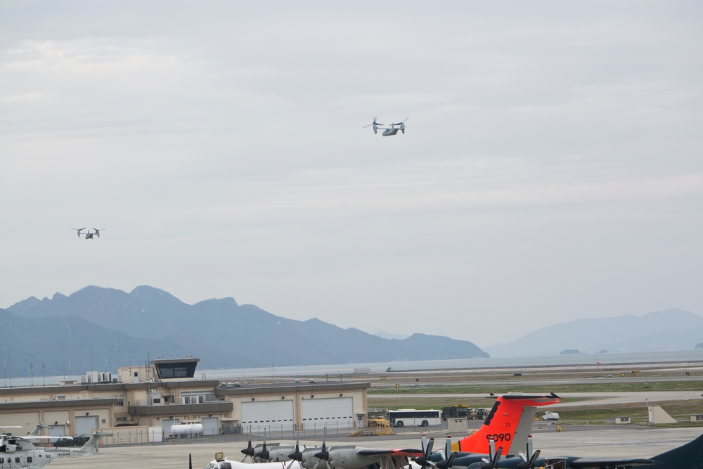 VMM-265 arrives at MCAS Iwakuni