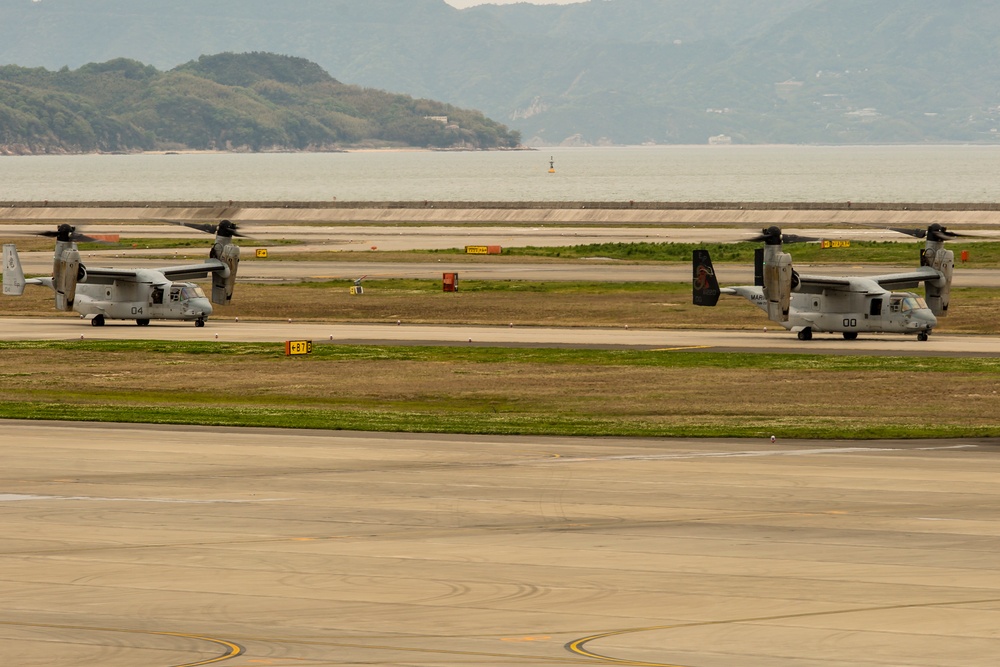 VMM-265 arrives at MCAS Iwakuni