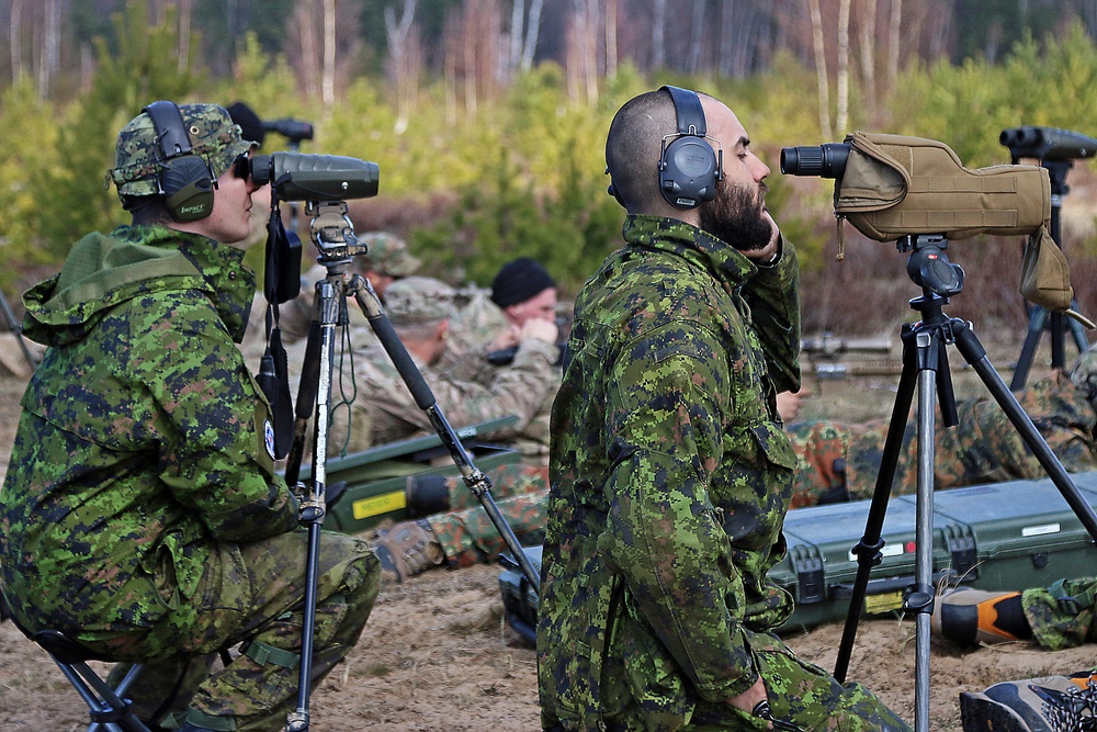 Snipers of five nations fire during Summer Shield XIII