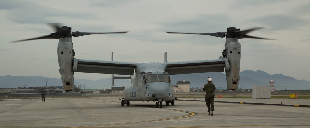 Marines position for Japan earthquake relief