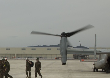 Marines position for Japan earthquake relief
