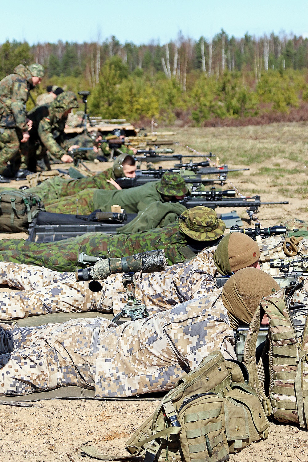 Snipers of five nations fire during Summer Shield XIII