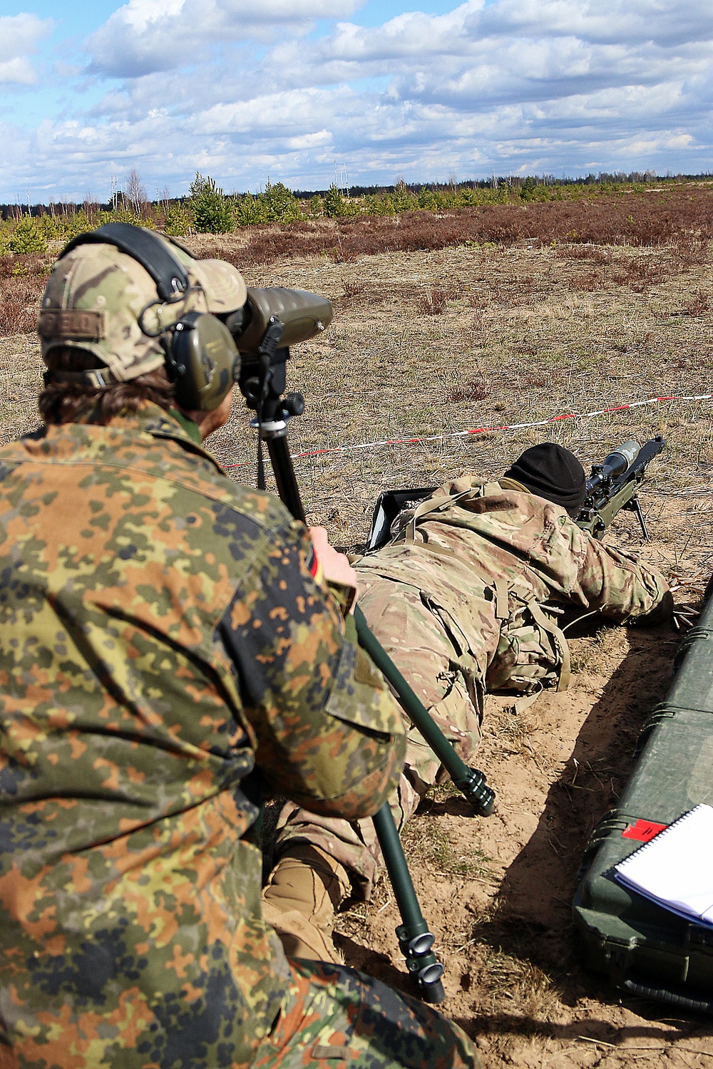 Snipers of five nations fire during Summer Shield XIII