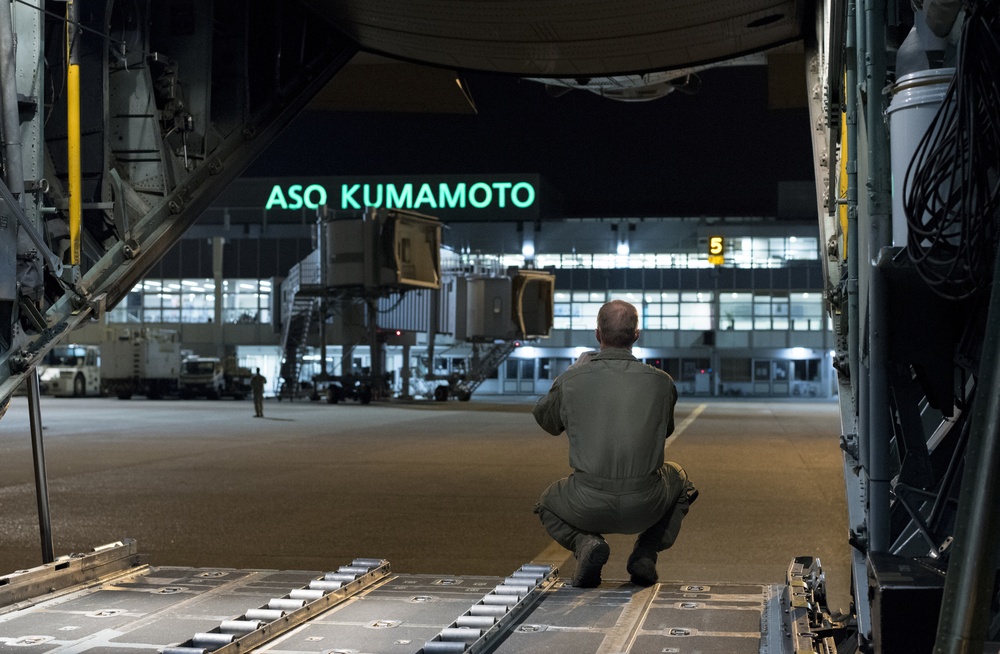 Yokota aids GoJ with earthquake relief