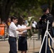 Loudon Day School lays a wreath at the Tomb of the Unknown Soldier in Arlington National Cemetery