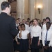 Loudon Day School lays a wreath at the Tomb of the Unknown Soldier in Arlington National Cemetery