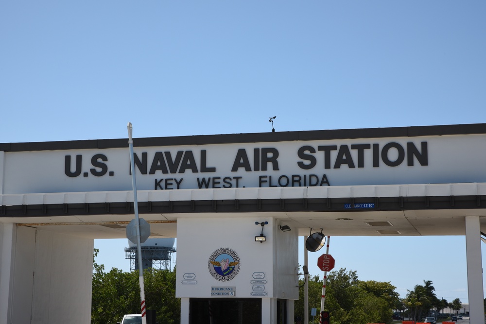Naval Air Station Key West’s sign