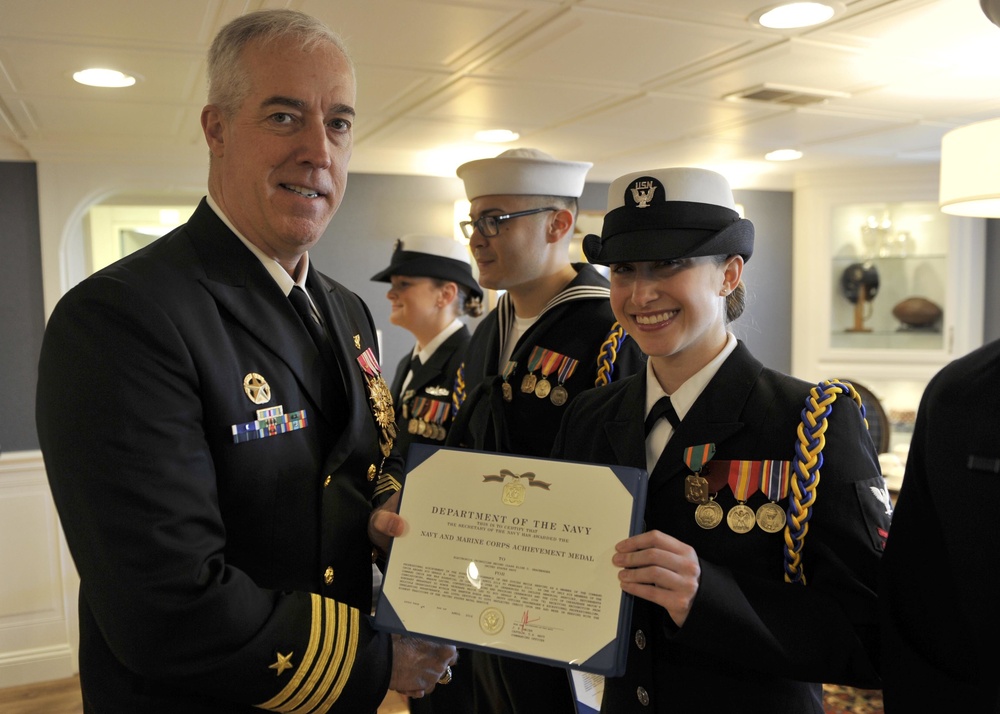 Ford Sailors Receive Navy and Marine Corps Achievement Medals