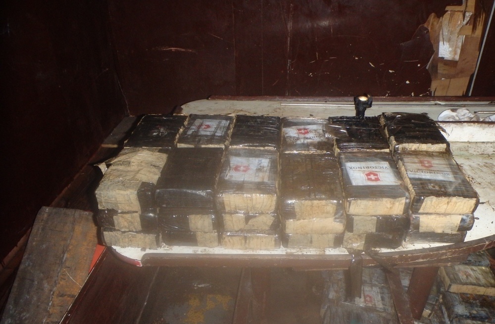 The Coast Guard Cutter Dependable seized cocaine in three cases within one week.