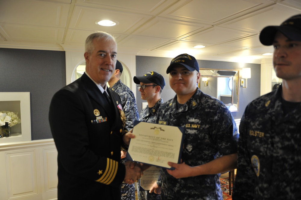 Dvids Images Ford Sailors Receive Navy And Marine Corps Achievement