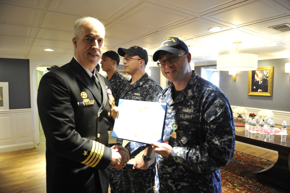 Ford Sailors Receive Navy and Marine Corps Achievement Medals