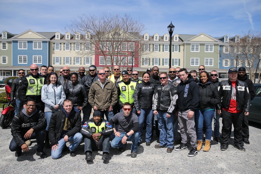 Ford Sailors Participate in Second Annual Spring Ride