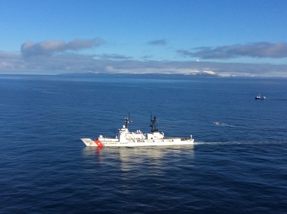 Coast Guard Cutter Munro winter deployment 2016