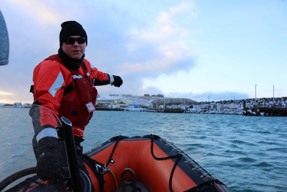 Coast Guard Cutter Munro winter deployment 2016
