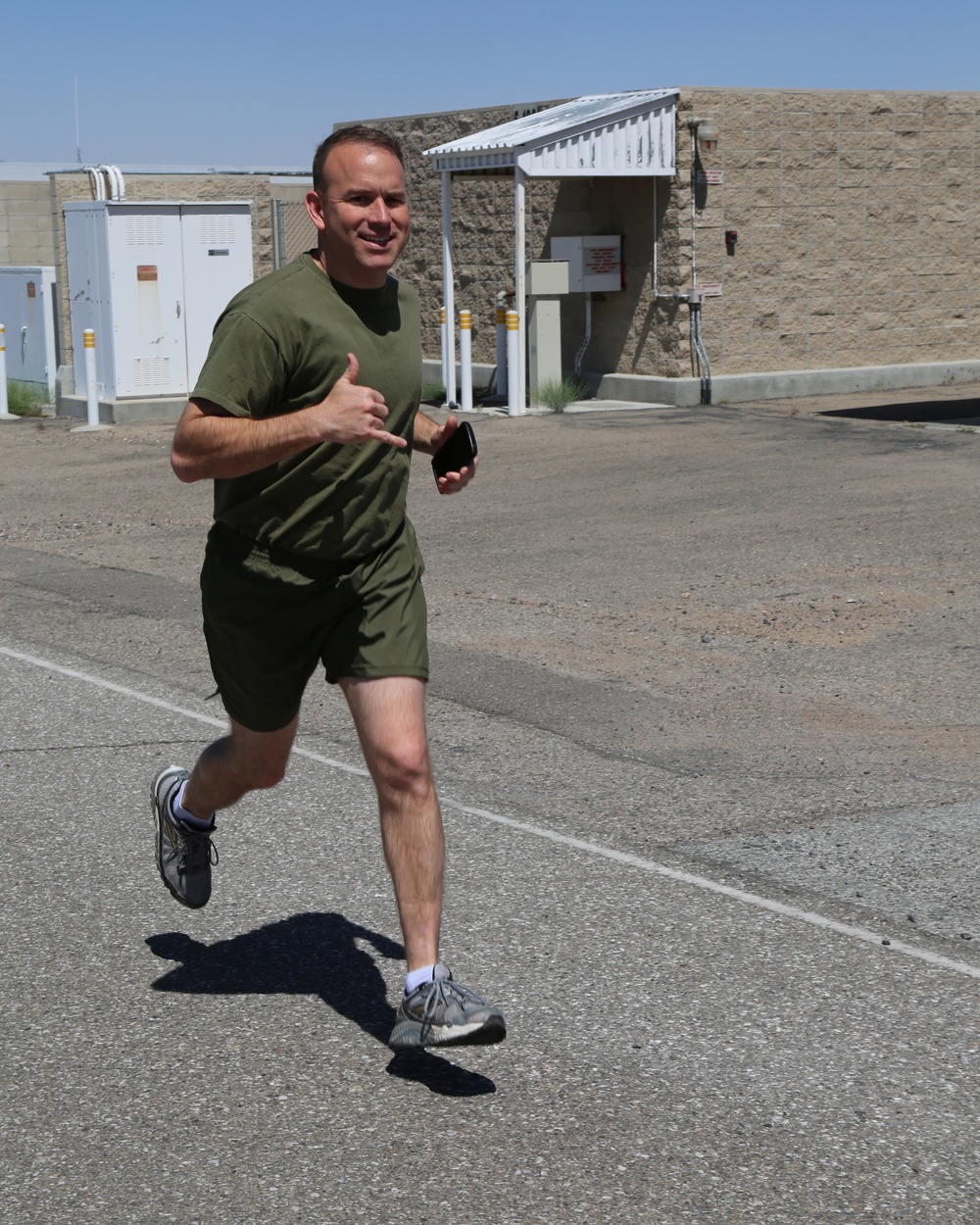 Master Sgt. Lowery makes No More 5K look easy