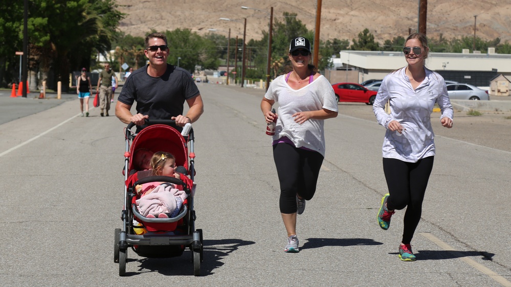 Marines and civilians tackle No More 5K