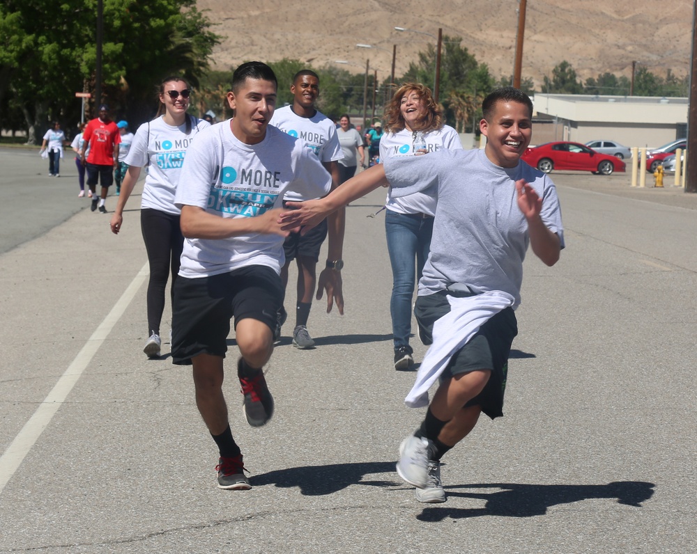 Marines race to finish No More 5K