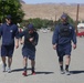 Firefighters stride their way through the No More 5K